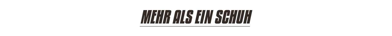 Mehr als ein Schuh