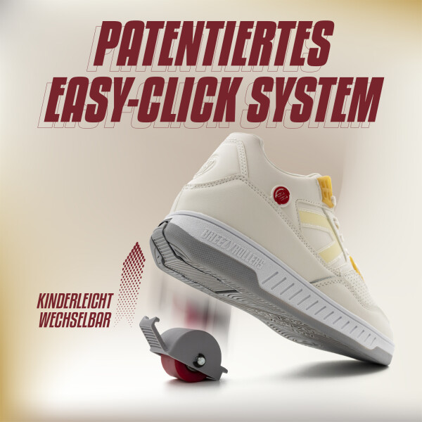 Scarpe Con Rotelle Breezy Rollers Per Bambini - Colore Blu/Bianco, Suola In Plastica E Gomma, Stringate - Foto 7