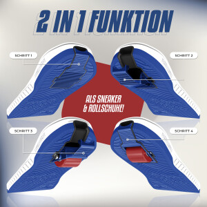 BREEZY ROLLERS 2241810 Origin white/blue