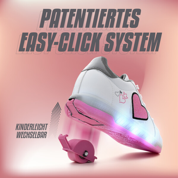 BREEZY ROLLERS 2195670 Blast Shoes with wheels and LED light sole